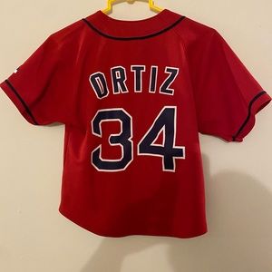 Boston Red Sox David Ortiz Jersey Boys size 8